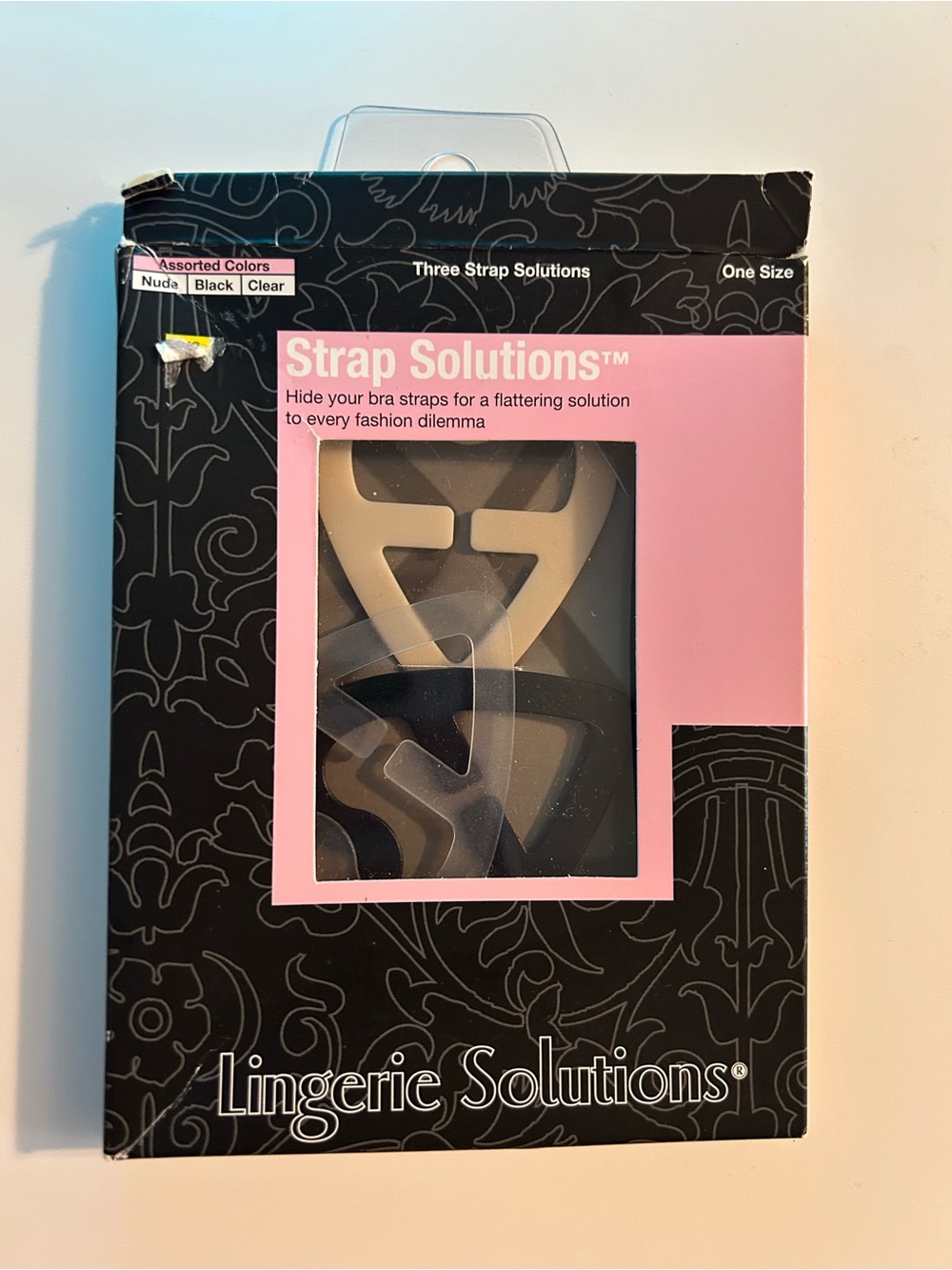 Strap Solutions Lingerie Strap Hiders in Nude, Black, & Clear